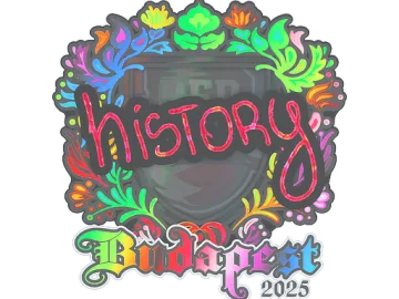 Sticker | History (Holo) | Budapest 2025