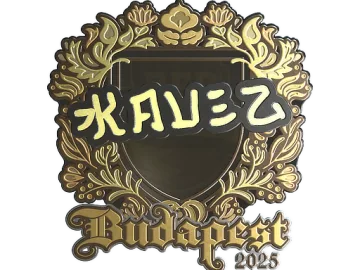 Sticker | kauez (Gold) | Budapest 2025
