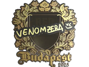 Sticker | venomzera (Gold) | Budapest 2025