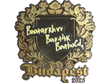 Sticker | Bart4k (Gold) | Budapest 2025