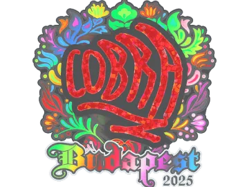 Sticker | cobra (Holo) | Budapest 2025