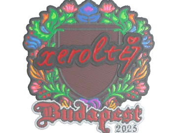 Sticker | xerolte (Embroidered) | Budapest 2025