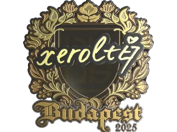Sticker | xerolte (Gold) | Budapest 2025