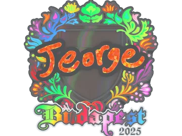 Sticker | jeorge (Holo) | Budapest 2025