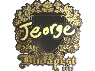 Sticker | jeorge (Gold) | Budapest 2025
