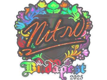 Sticker | nitr0 (Holo) | Budapest 2025