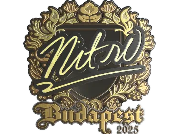 Sticker | nitr0 (Gold) | Budapest 2025