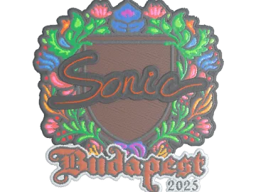 Sticker | Sonic (Embroidered) | Budapest 2025