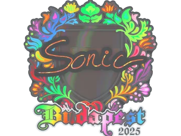 Sticker | Sonic (Holo) | Budapest 2025