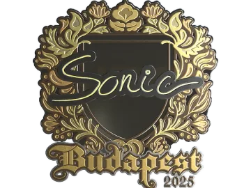 Sticker | Sonic (Gold) | Budapest 2025