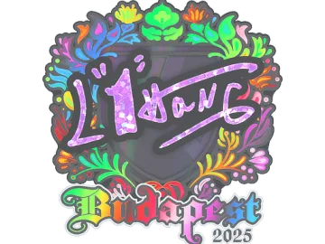 Sticker | L1haNg (Holo) | Budapest 2025