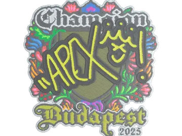 Sticker | apEX (Embroidered, Champion) | Budapest 2025