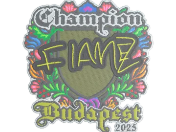 Sticker | FlameZ (Embroidered, Champion) | Budapest 2025
