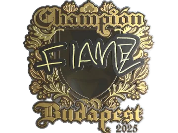 Sticker | FlameZ (Gold, Champion) | Budapest 2025