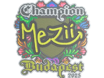 Sticker | mezii (Embroidered, Champion) | Budapest 2025