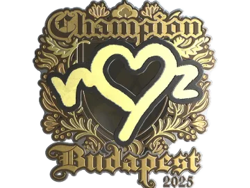 Sticker | ropz (Gold, Champion) | Budapest 2025