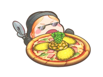 Sticker | Pineapple On Pizza (Lenticular)