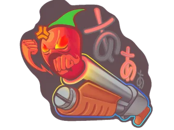 Sticker | Pepper Gauge (Lenticular)