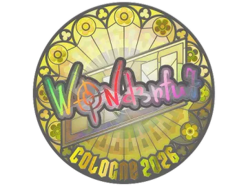 Sticker | w0nderful (Holo) | Cologne 2026