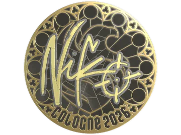 Sticker | NiKo (Gold) | Cologne 2026
