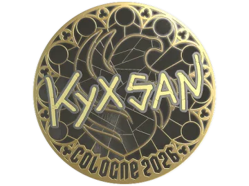 Sticker | kyxsan (Gold) | Cologne 2026