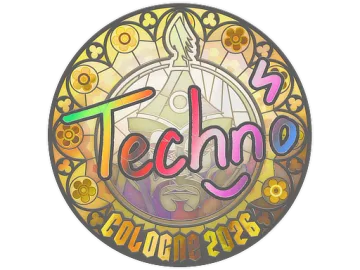 Sticker | Techno4K (Holo) | Cologne 2026