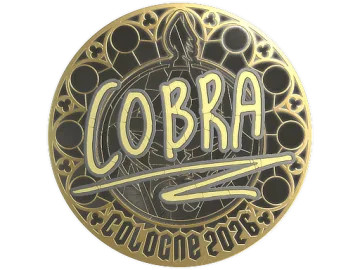 Sticker | cobra (Gold) | Cologne 2026