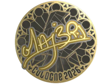 Sticker | MAJ3R (Gold) | Cologne 2026