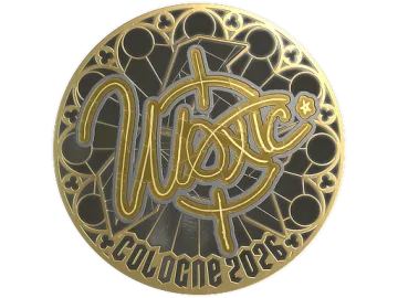 Sticker | woxic (Gold) | Cologne 2026