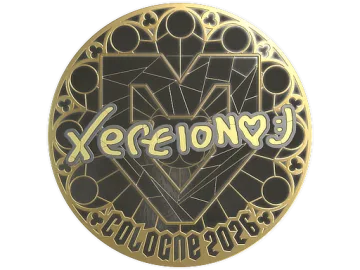 Sticker | xertioN (Gold) | Cologne 2026