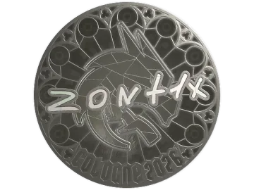 Sticker | zont1x (Foil) | Cologne 2026