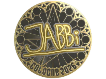 Sticker | jabbi (Gold) | Cologne 2026
