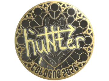 Sticker | huNter- (Gold) | Cologne 2026