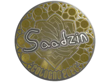 Sticker | saadzin (Foil) | Cologne 2026