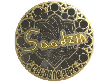 Sticker | saadzin (Gold) | Cologne 2026