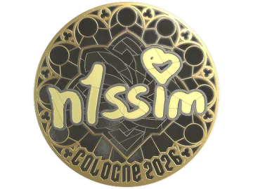 Sticker | n1ssim (Gold) | Cologne 2026