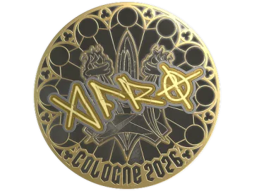 Sticker | afro (Gold) | Cologne 2026