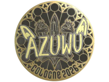 Sticker | AZUWU (Gold) | Cologne 2026