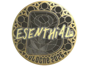 Sticker | esenthial (Gold) | Cologne 2026