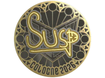 Sticker | susp (Gold) | Cologne 2026