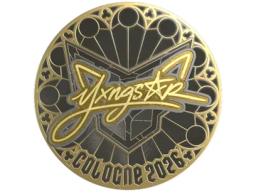 Sticker | yxngstxr (Gold) | Cologne 2026