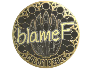 Sticker | blameF (Gold) | Cologne 2026