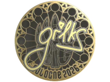 Sticker | gr1ks (Gold) | Cologne 2026