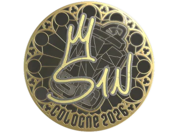 Sticker | s1n (Gold) | Cologne 2026