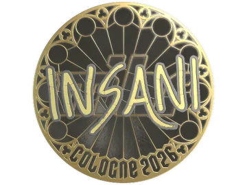 Sticker | insani (Gold) | Cologne 2026