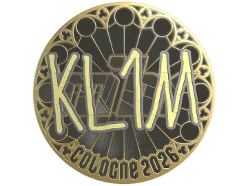 Sticker | kl1m (Gold) | Cologne 2026