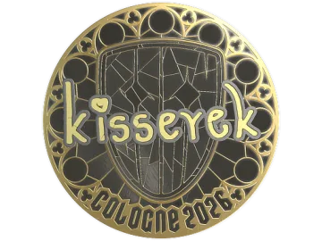 Sticker | kisserek (Gold) | Cologne 2026