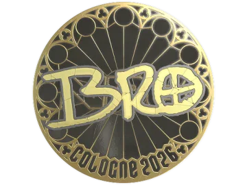 Sticker | br0 (Gold) | Cologne 2026