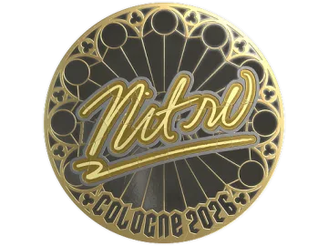 Sticker | nitr0 (Gold) | Cologne 2026