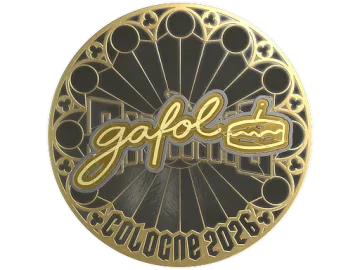 Sticker | gafolo (Gold) | Cologne 2026